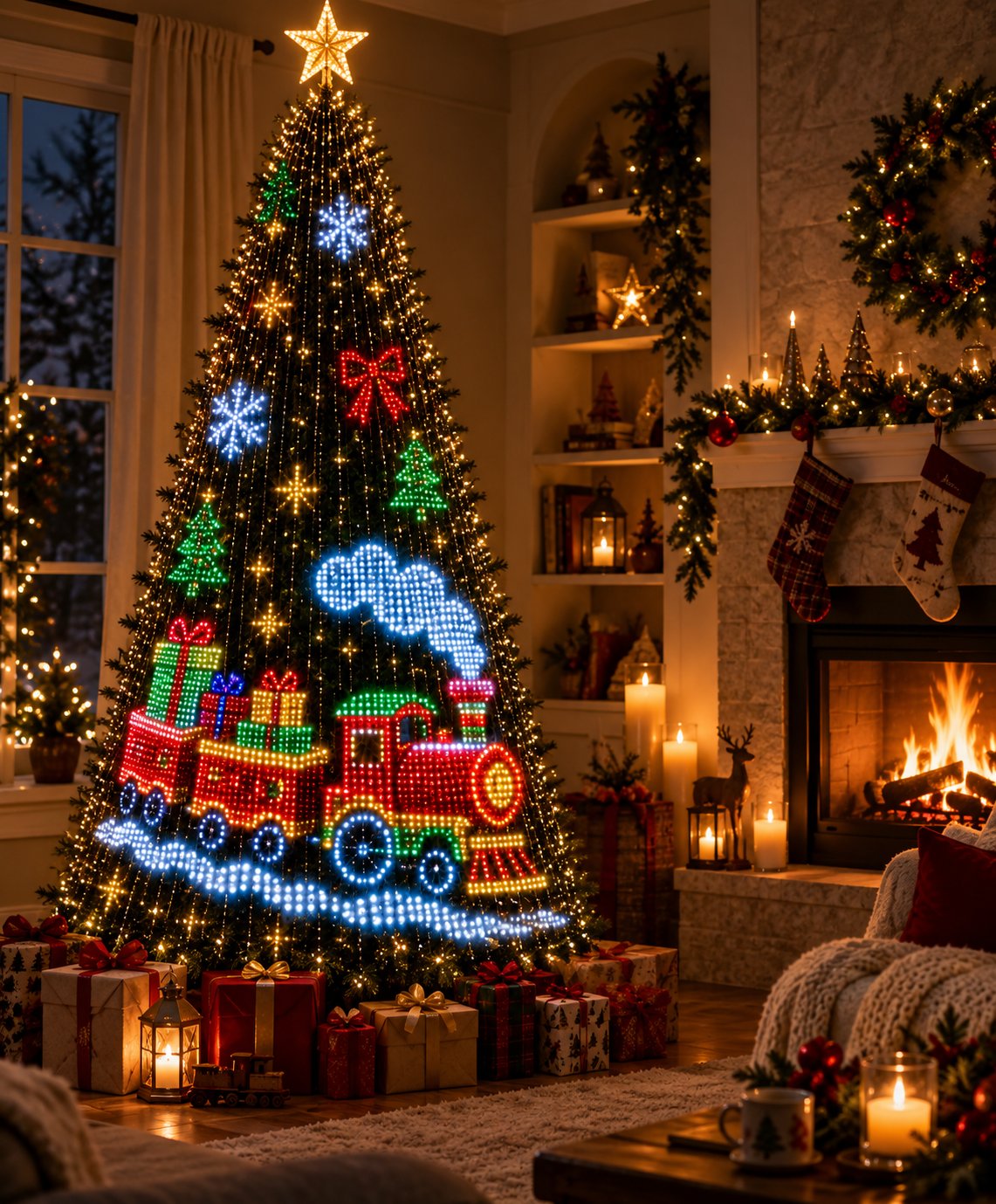 Custom train design on tree