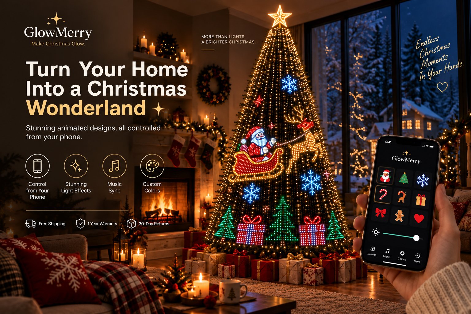 GlowMerry - Turn your home into a Christmas wonderland